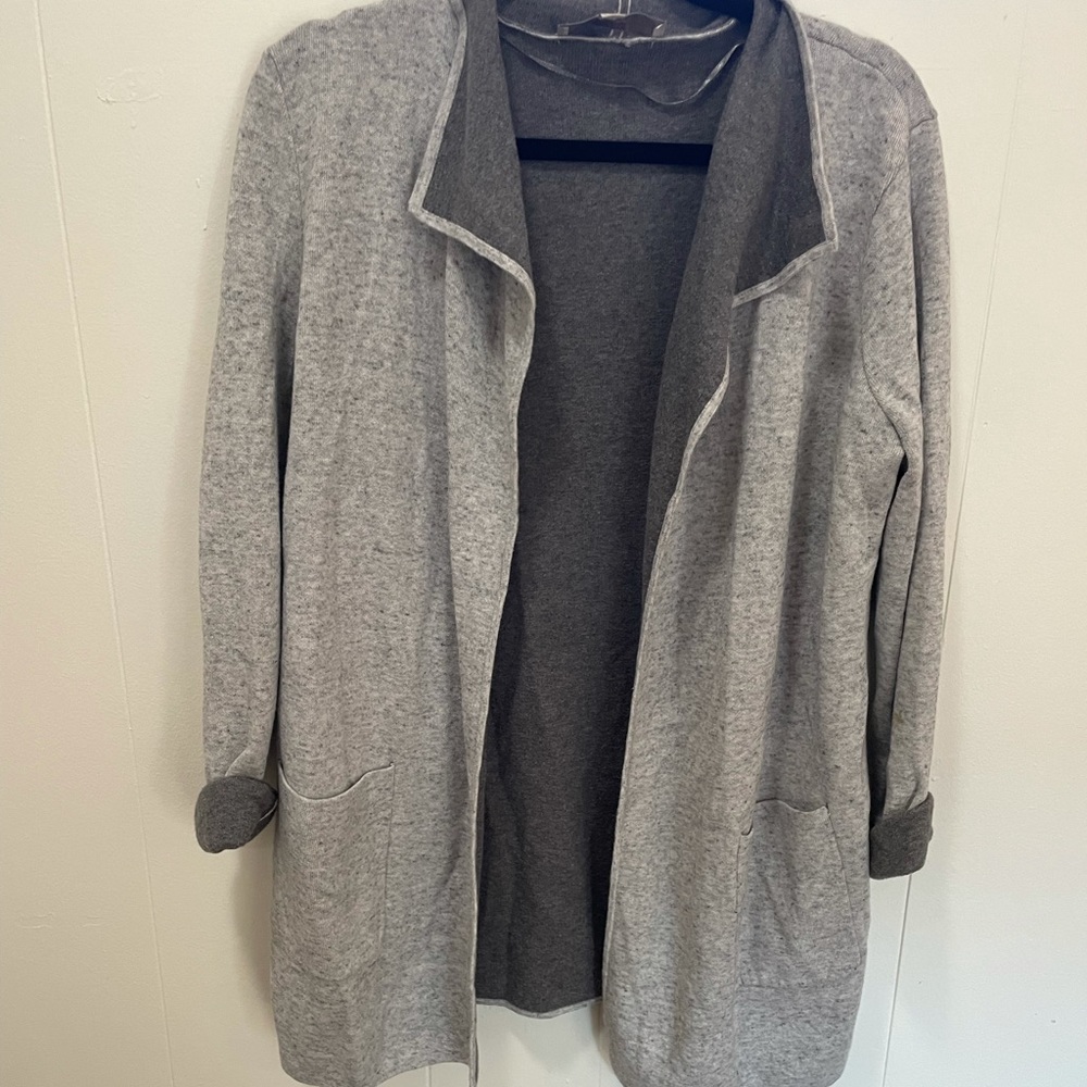 Ann Taylor Loft Sweater Coat with patch pockets
